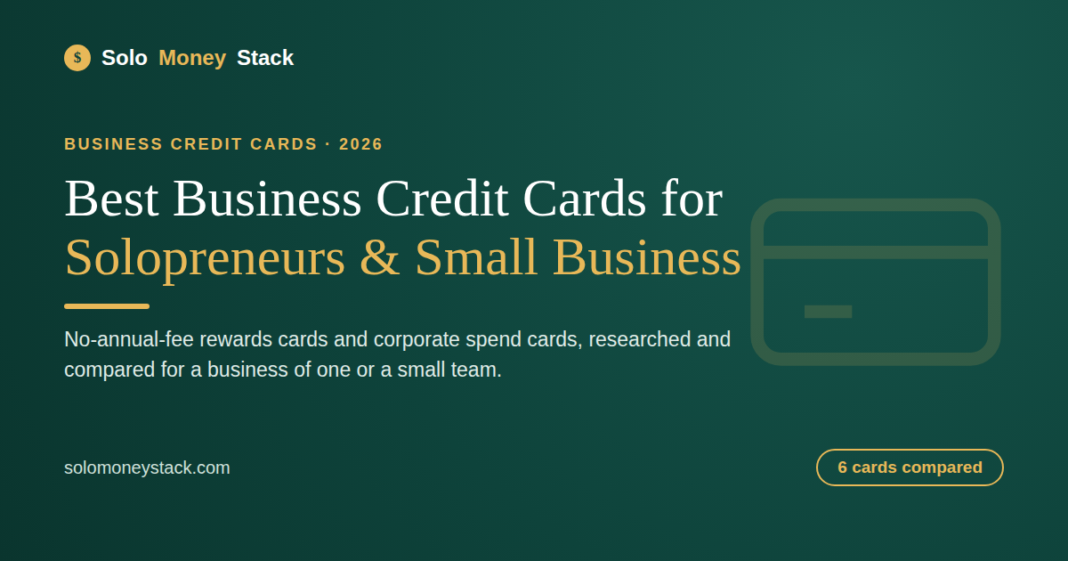 Best business credit cards for solopreneurs and small business owners in 2026